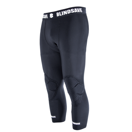 Basketball Pants with Knee Pads Men Padded Tights Workout Training