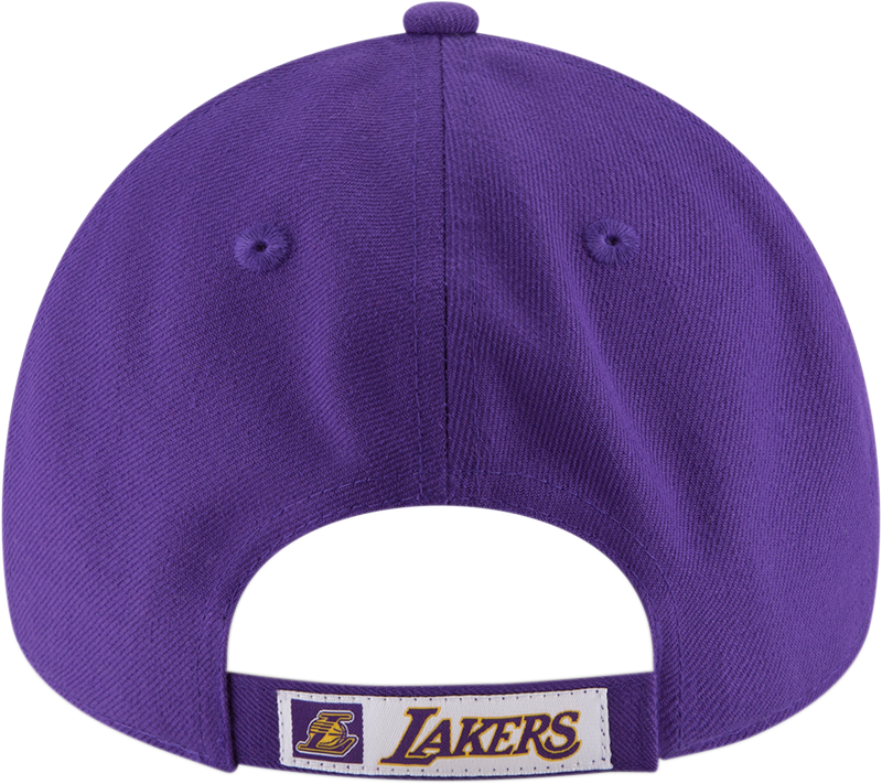 New Era Curved Brim 9FORTY Marble Los Angeles Lakers NBA White Adjustable  Cap