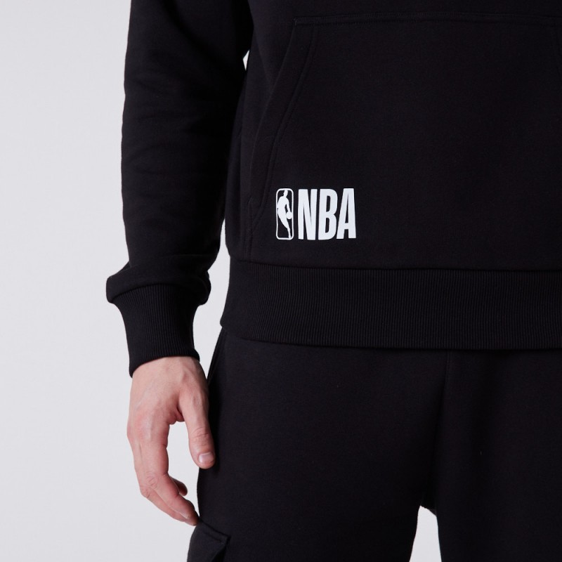 Official New Era NBA Infill Team Logo Brooklyn Nets Black Jersey