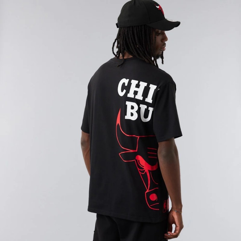 Sebneei New Era Nba Chicago Bulls Outline Logo T-Shirt White Other