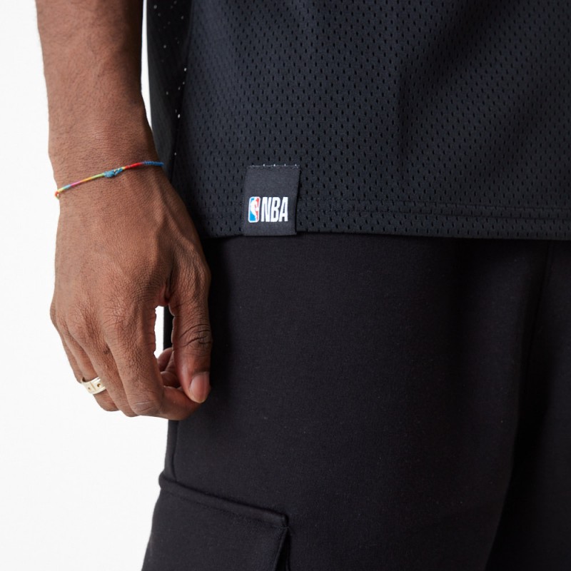 New Era NBA basketball shorts in black