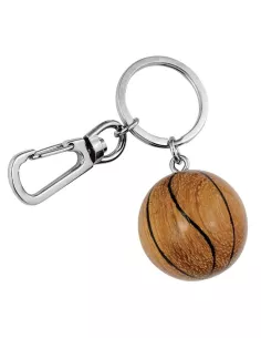 Porte-clés noir ballon de basket